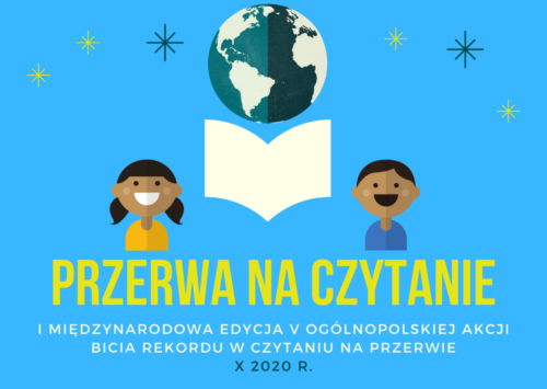 Plakat Przerwa na czytanie 